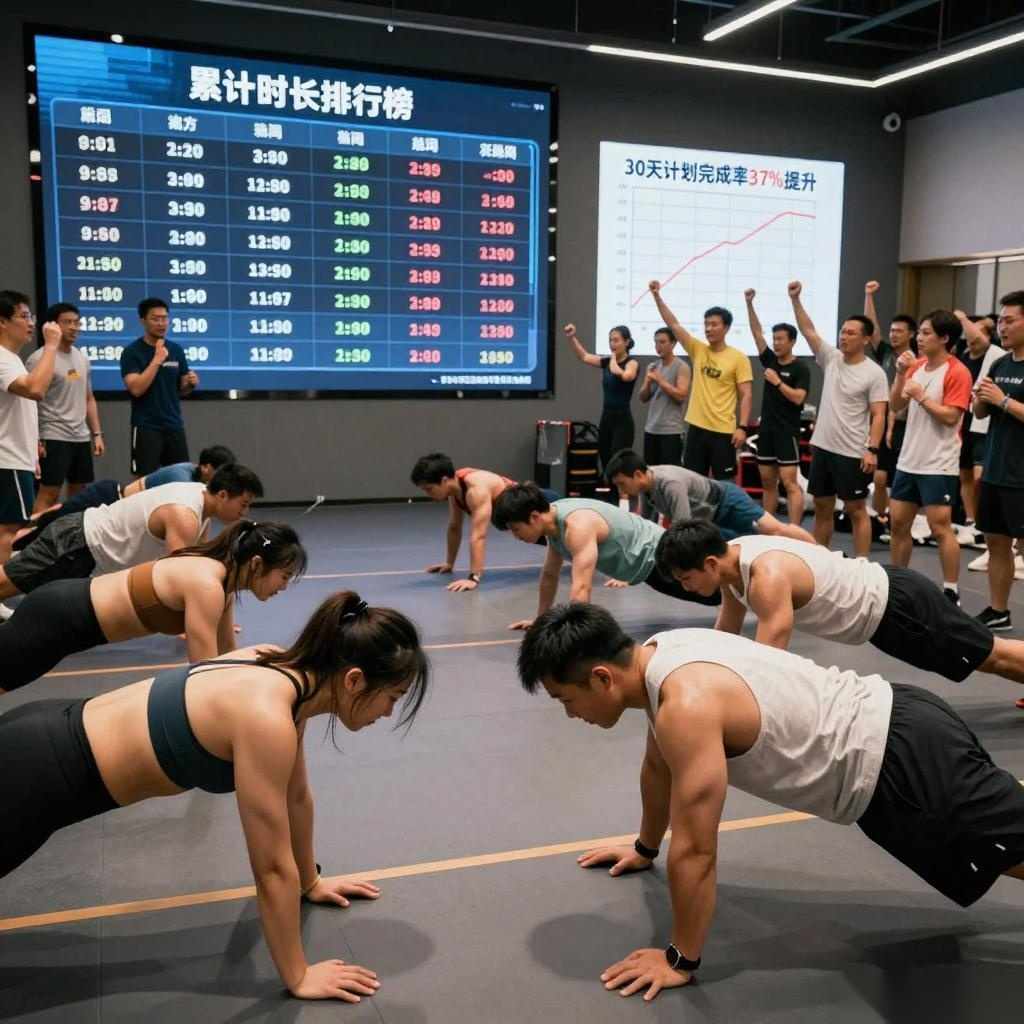 健身挑战赛如何提升30天计划完成率？社群