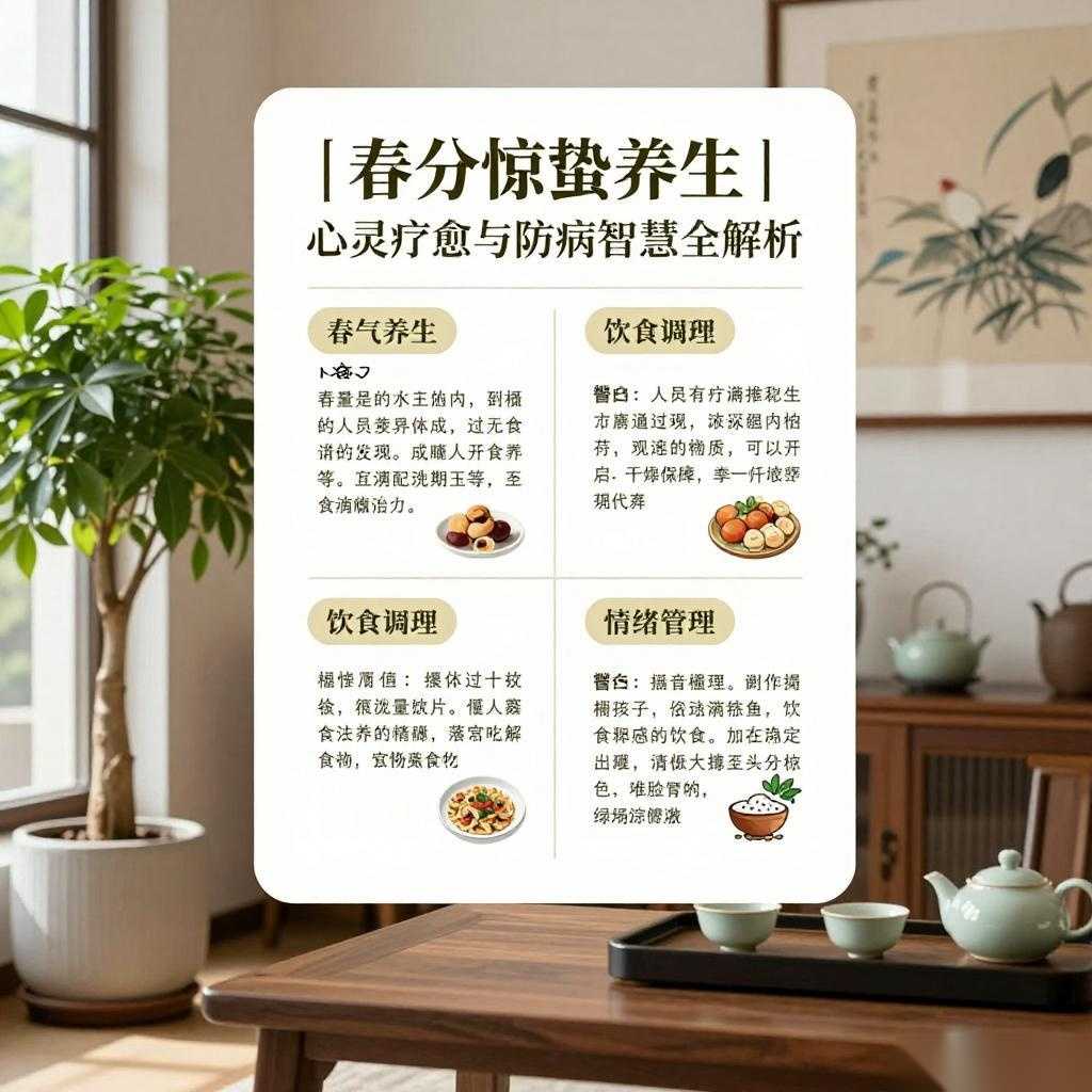 春分惊蛰养生｜心灵疗愈与防病智慧全解析
