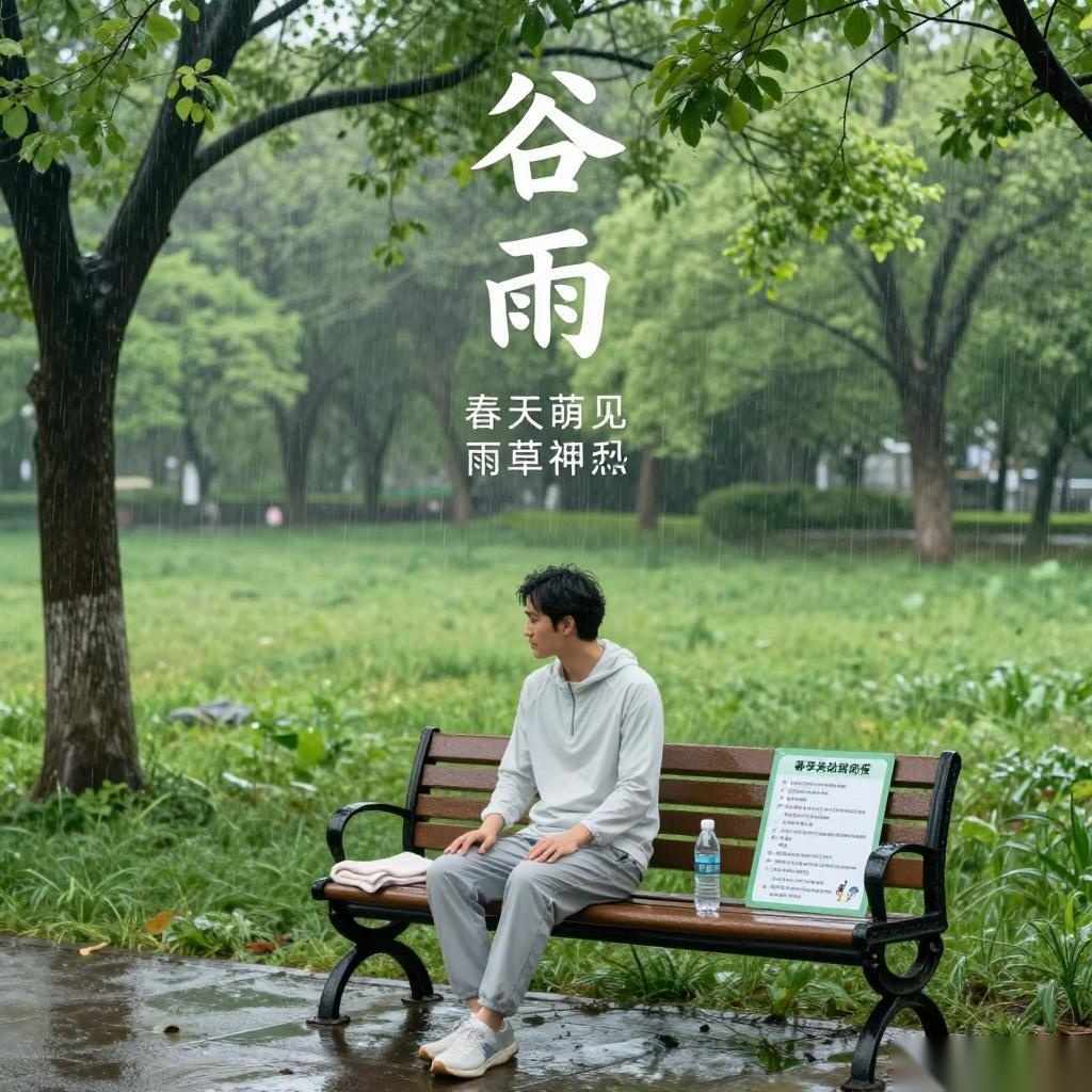 谷雨节气懒散形骸勿大汗，我因为跑步太猛伤了身