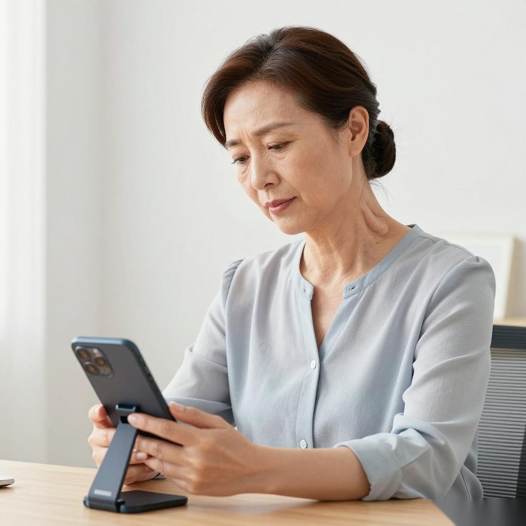 颈椎反弓富贵包，一个手机支架让我脖子不酸