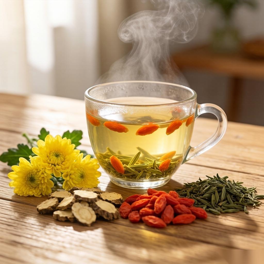 口苦口臭肝火旺，一杯菊花枸杞决明子茶让我脾气变好了