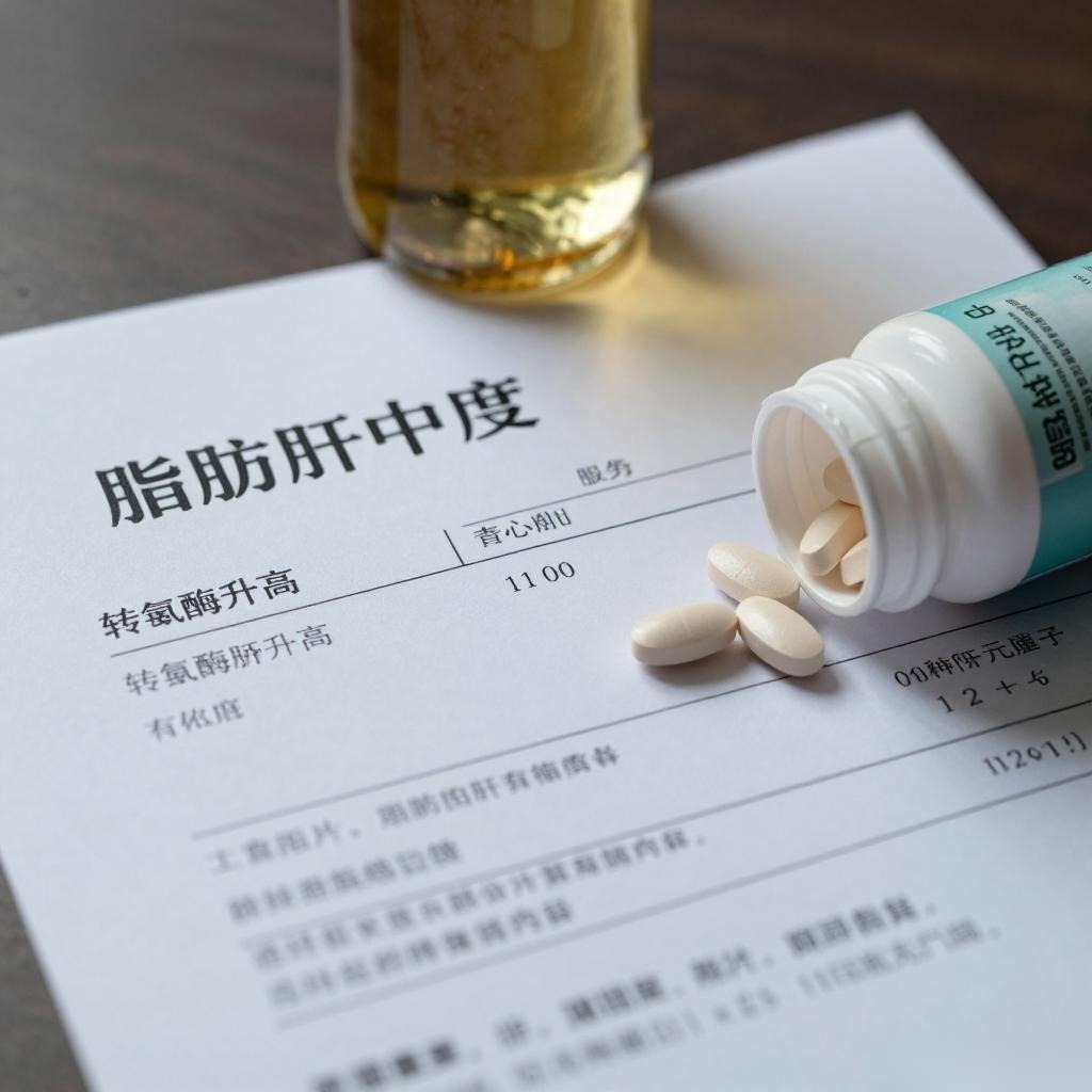 脂肪肝转氨酶升高，戒酒一个月我的肝指标正
