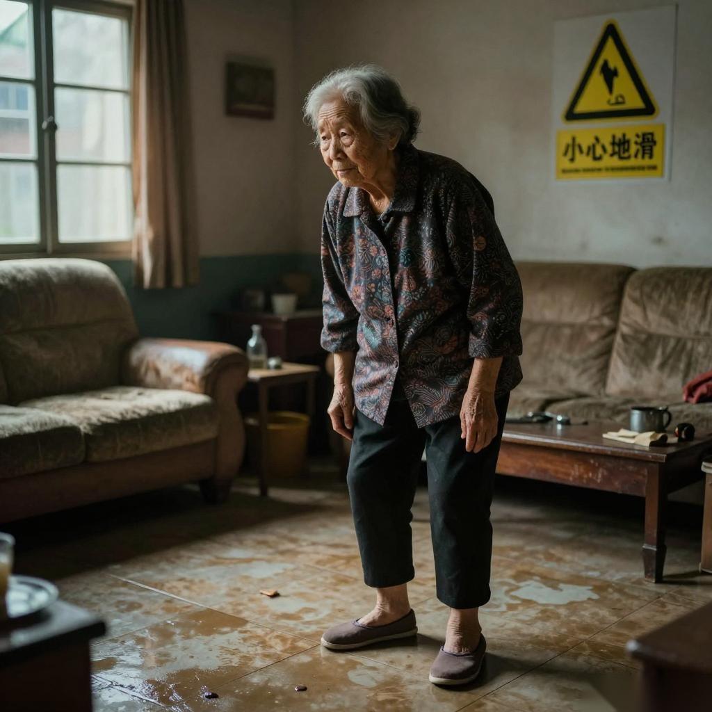 老年人骨质疏松关节退化，一双防滑鞋让奶奶