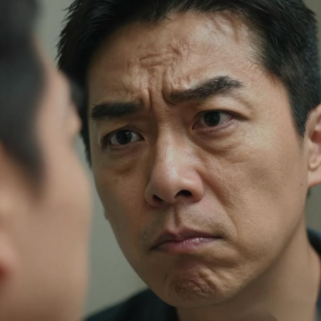 抬头纹川字纹表情纹，一个减少夸张表情让我