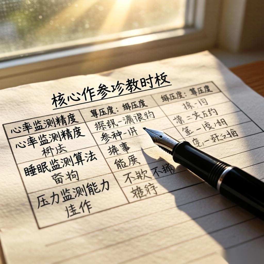 工位养生智能穿戴怎么选？参数对比+场景指南