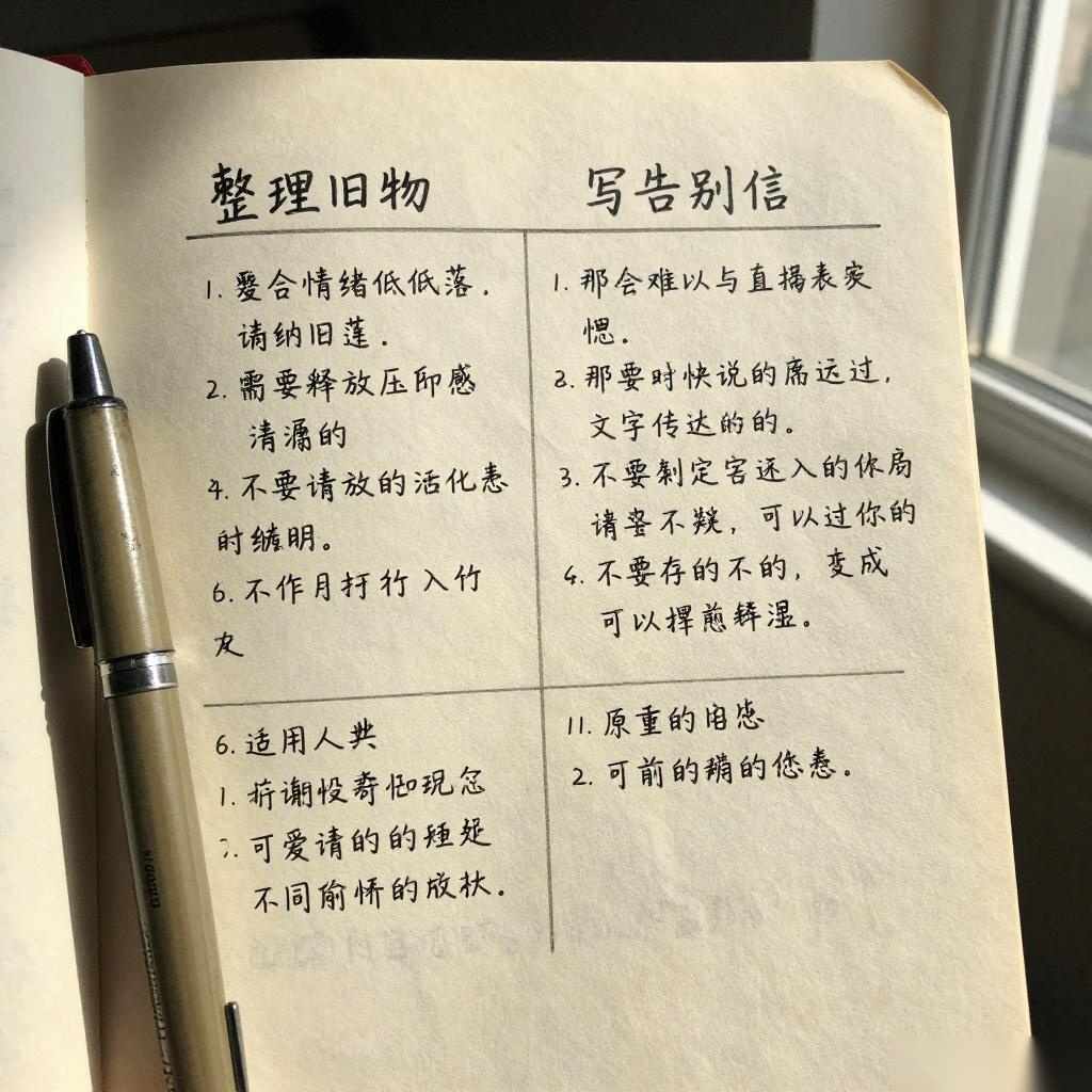 释放怀旧情绪：整理旧物 vs 写告别信，哪个更有效？