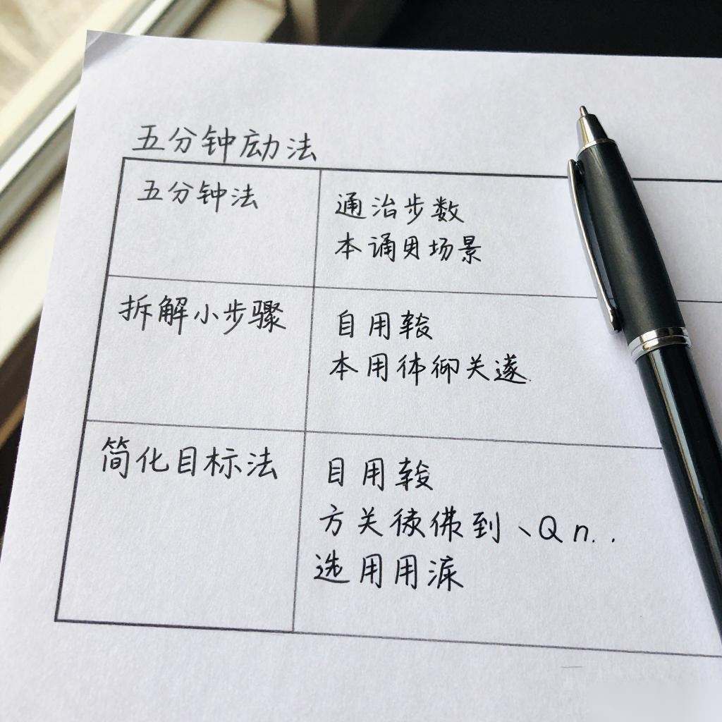 拖延改善秘籍：五分钟启动法 vs 拆解小步骤，如何选？