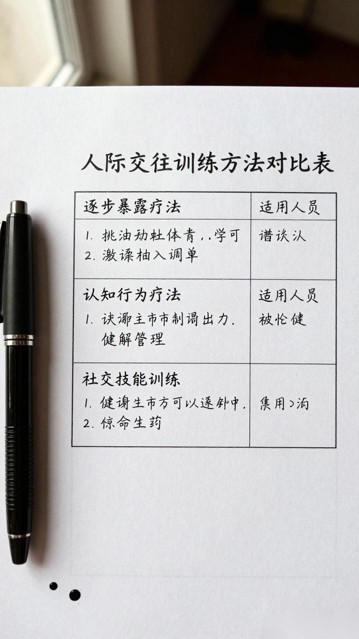 如何克服社交恐惧？3大训练方法对比与实践指南