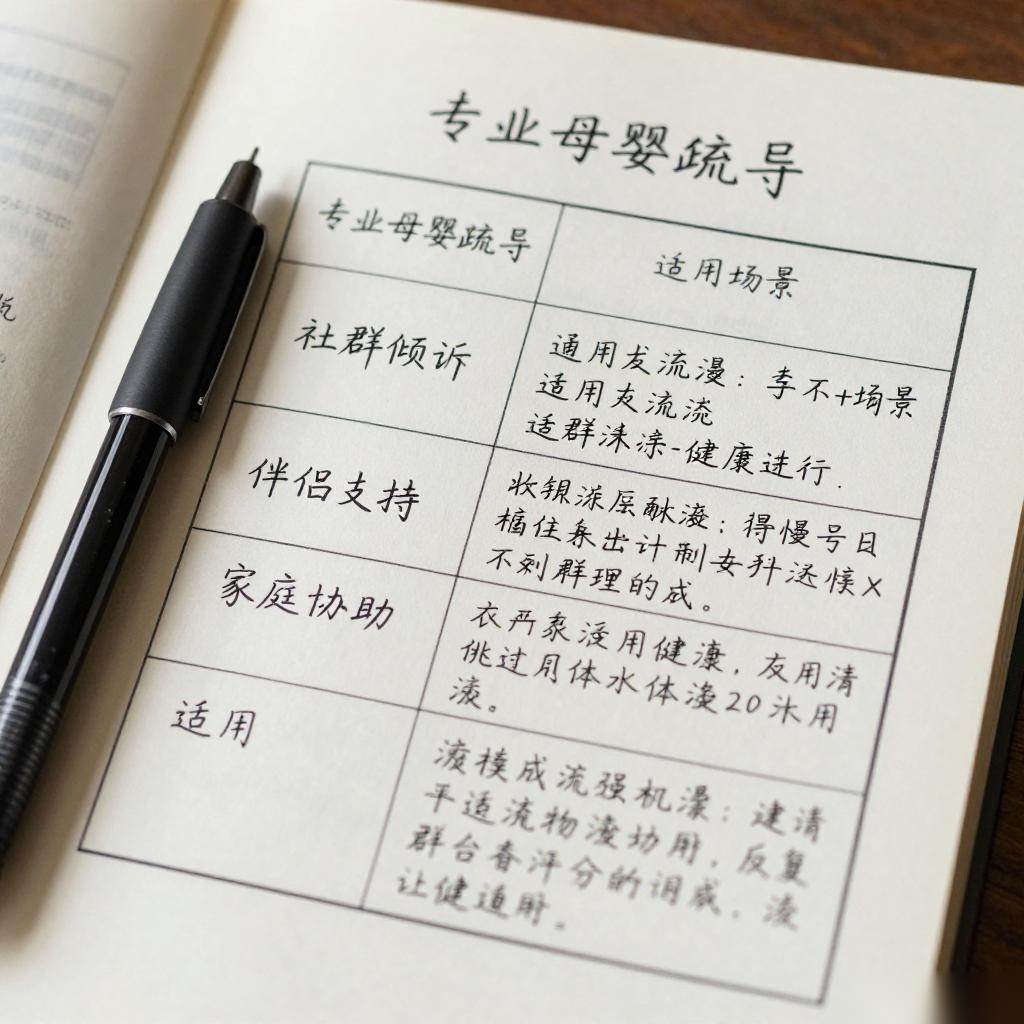 新手妈妈产后减压指南：专业疏导 vs 社群倾诉，哪个更有效？