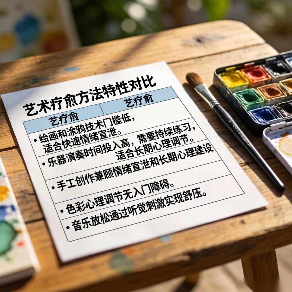 艺术疗愈怎么选？绘画、音乐、涂鸦效果对比