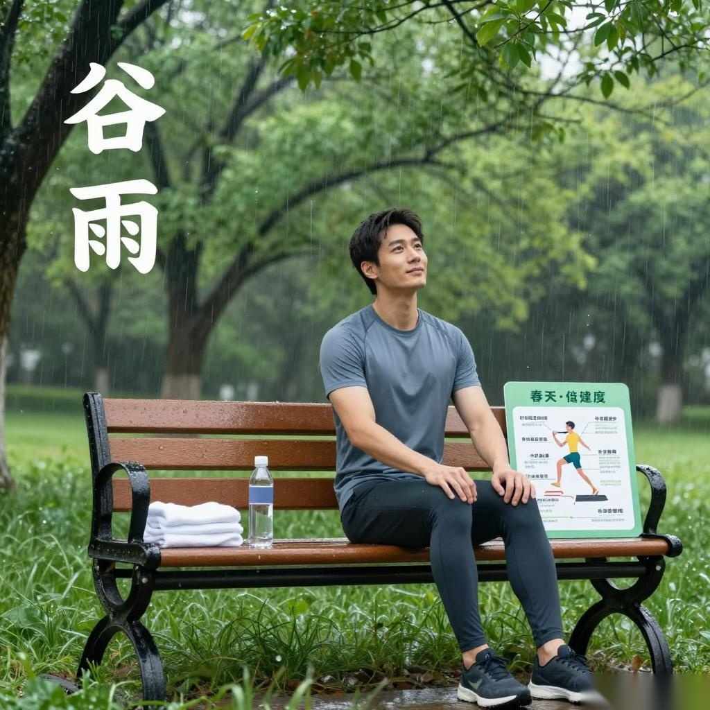 谷雨节气懒散形骸勿大汗，我因为跑步太猛伤了身