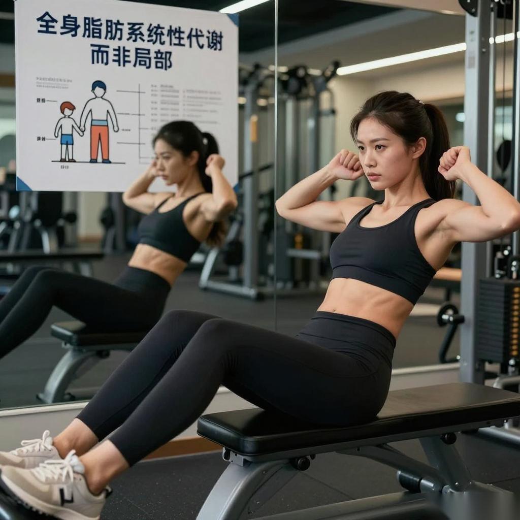 健身误区，局部减脂，女性怕壮，不存在减肚
