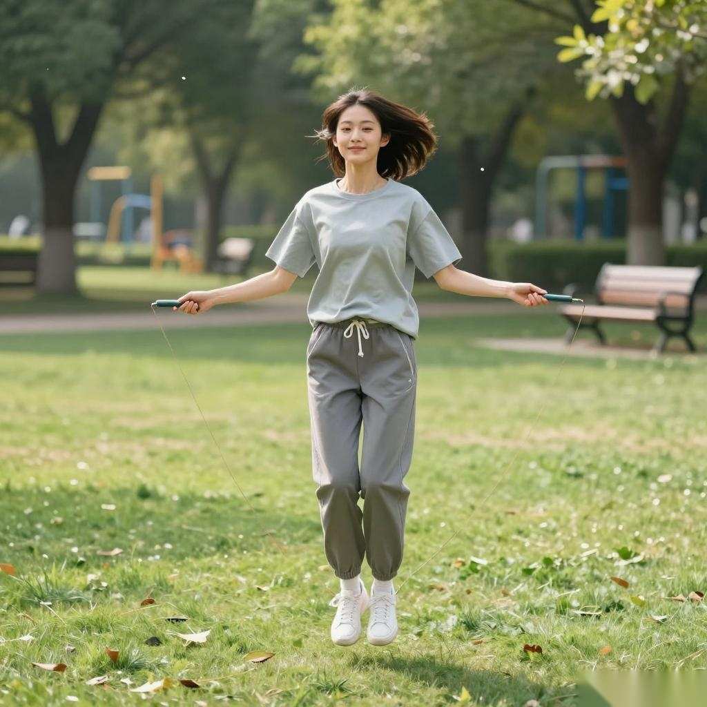 跳绳减肥高效指南:花样跳绳技巧+无绳跳入门,避开小腿变粗陷阱