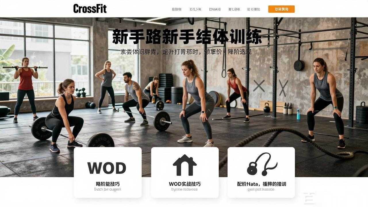 CrossFit入门指南：WOD实战与降阶选项详解