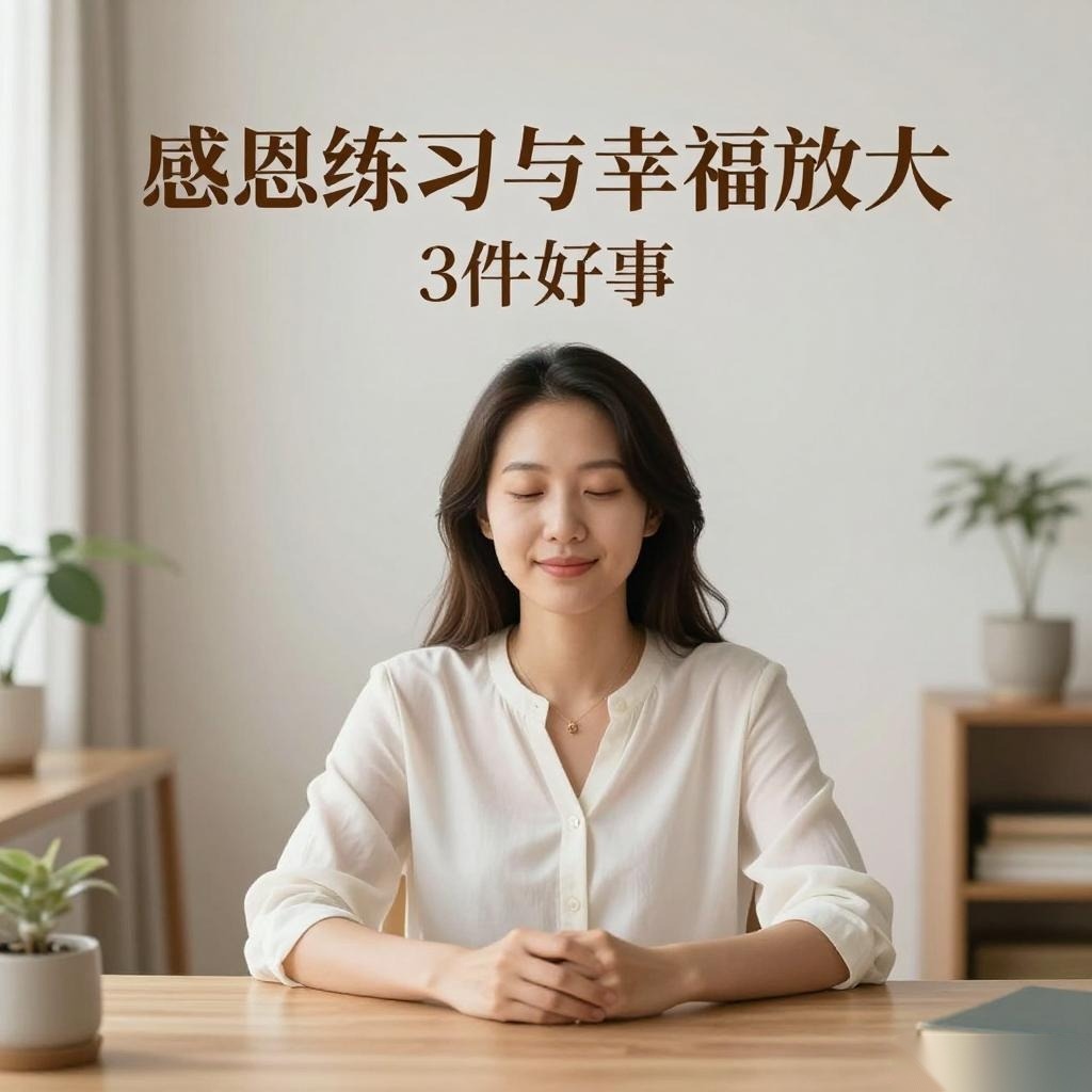 感恩练习幸福放大，3件好事提升满足感