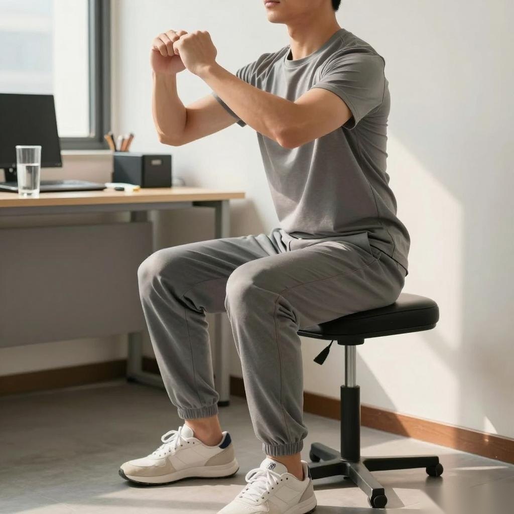 上班族碎片时间健身法：10分钟午休微动缓解腰背痛