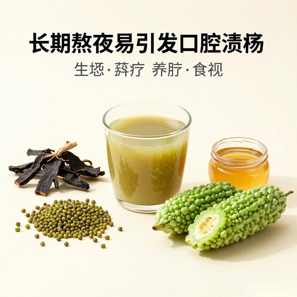 熬夜溃疡的几个小方法