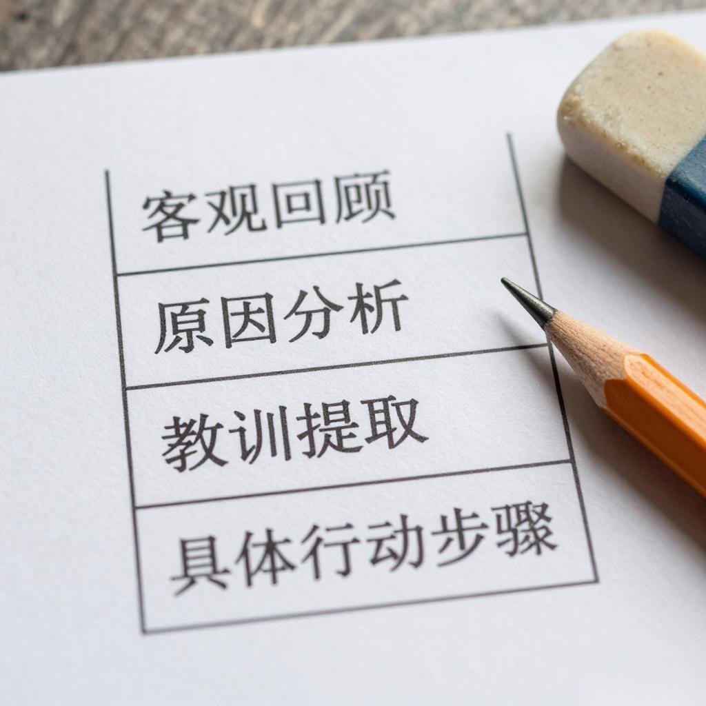 后悔处理过去放下当下选择:构建高效反思系统