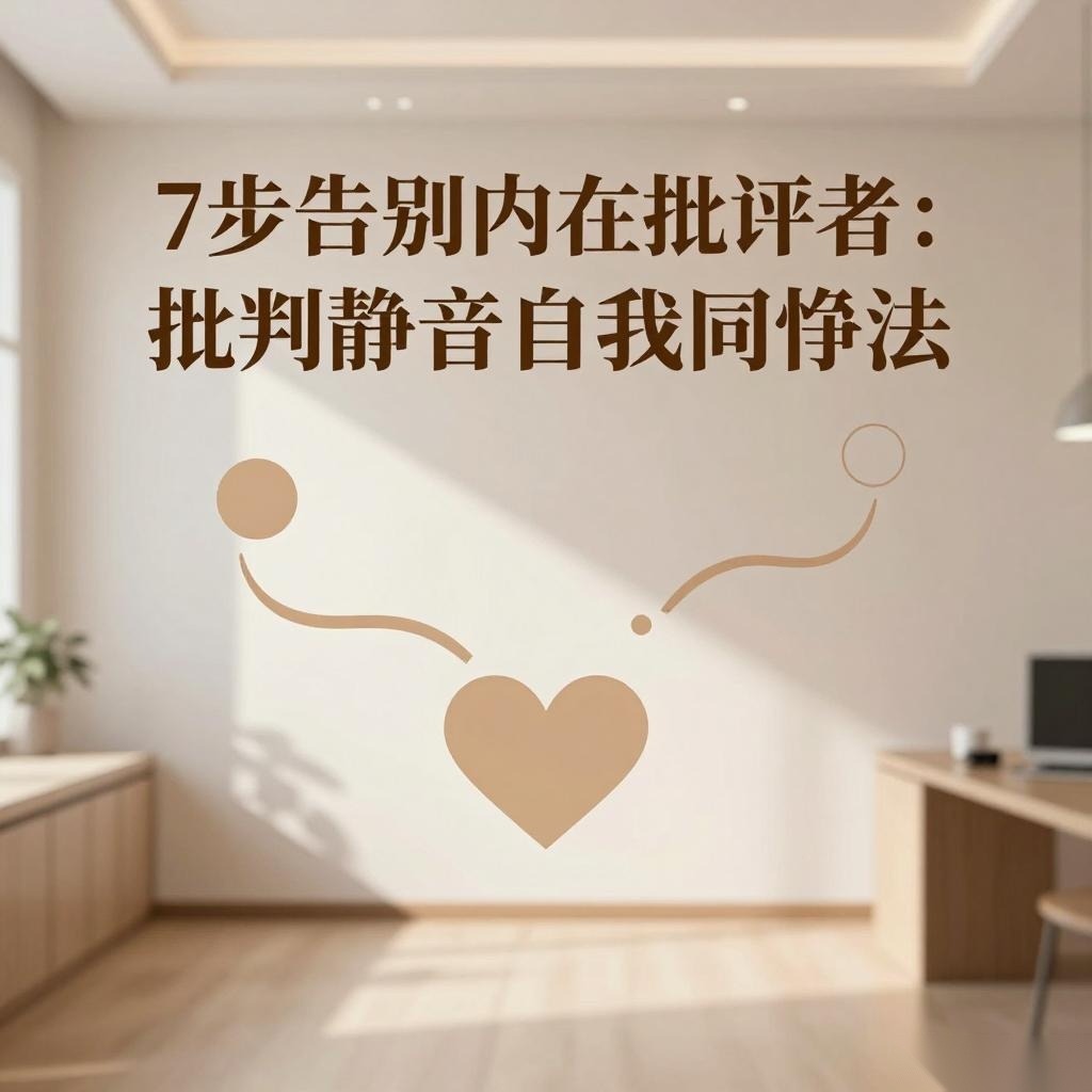7步告别内在批评者：批判静音自我同情法