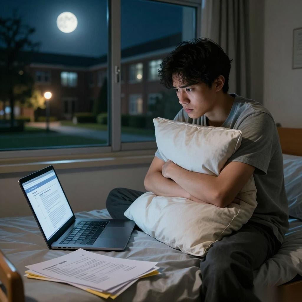 毕业季焦虑与睡眠的恶性循环