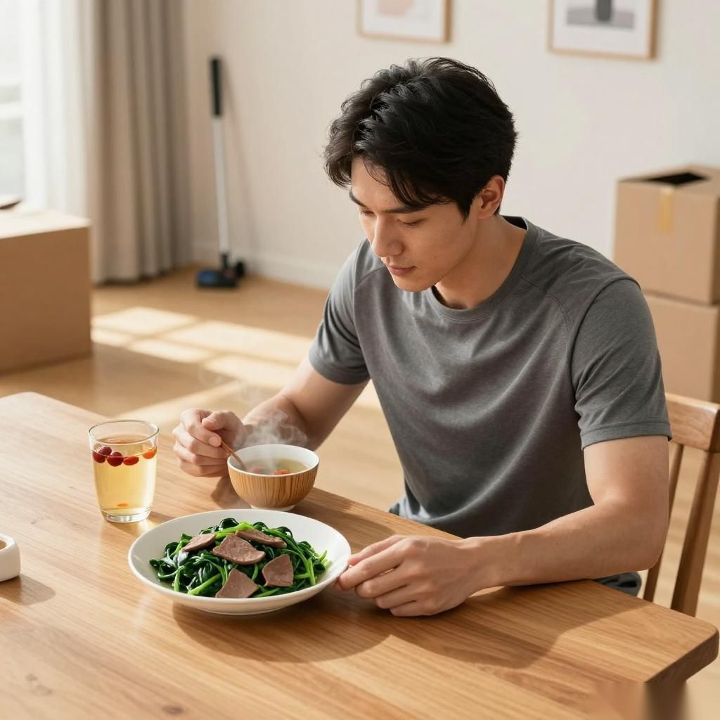 搬家后吃对食物能抗疲劳补铁