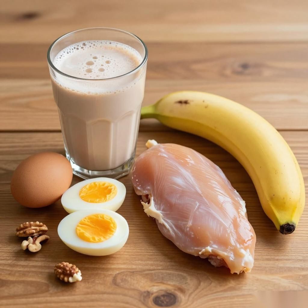 增肌饮食蛋白摄入指南：每公斤需多少？乳清蛋白何时补？