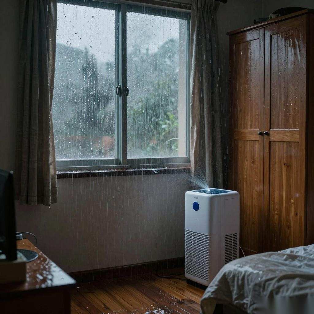 暴雨后，房间里的霉味让我过敏发作，开启除