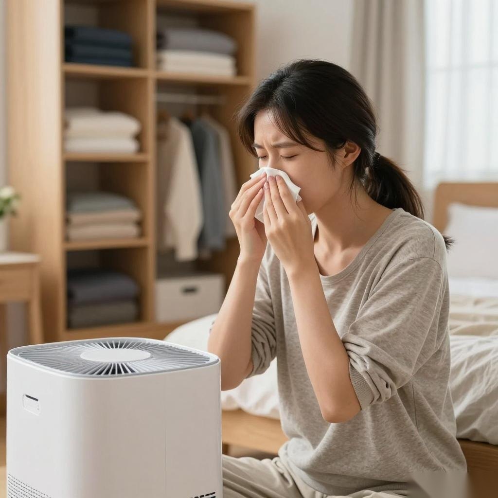 暴雨后,房间里的霉味让我过敏发作,开启除湿模式后终于舒了一口气