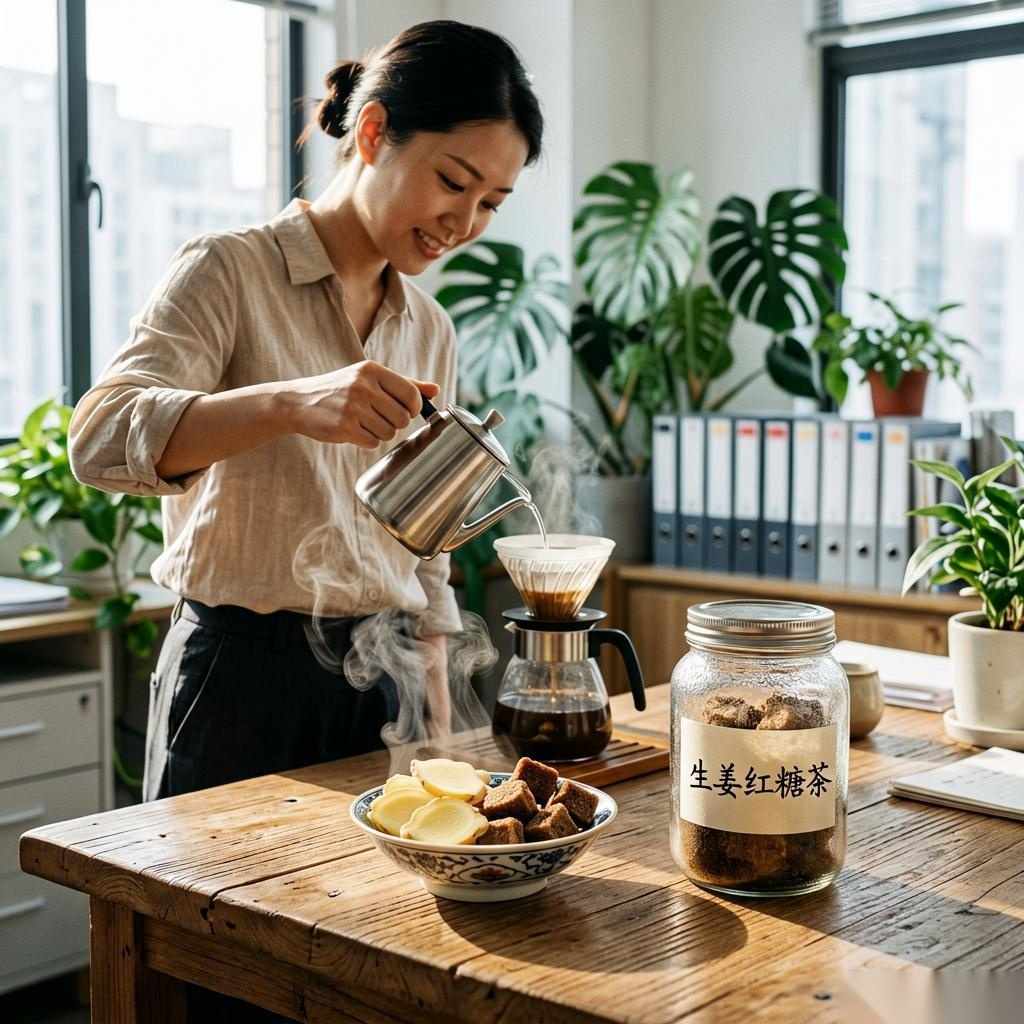 空调房常喝暖身茶饮