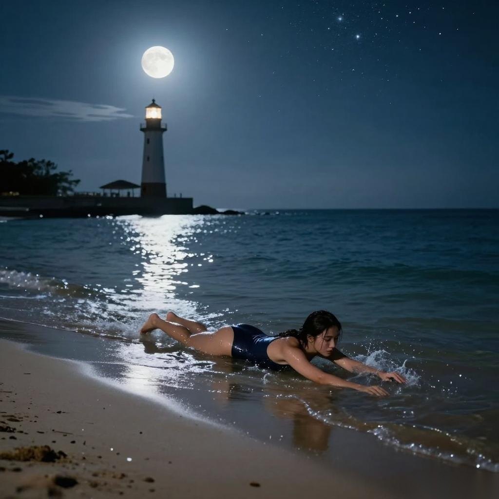 海边夜泳安全指南：如何应对腿抽筋