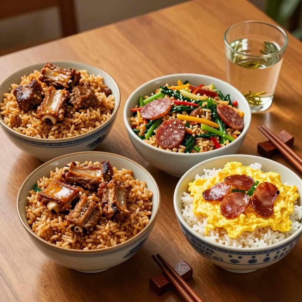 电饭煲焖饭，暑期独居的简单营养选择