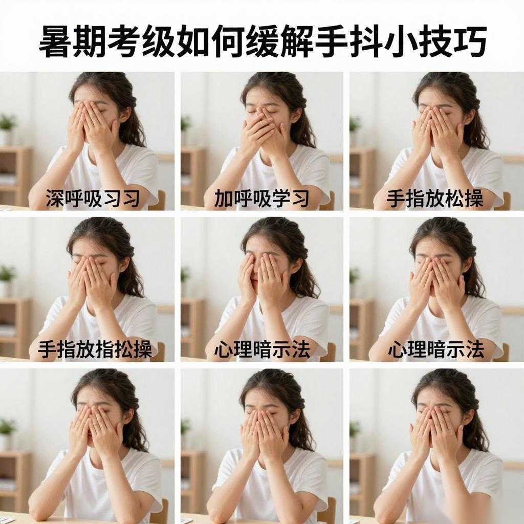 暑期考级紧张怎么办：缓解手抖的小技巧