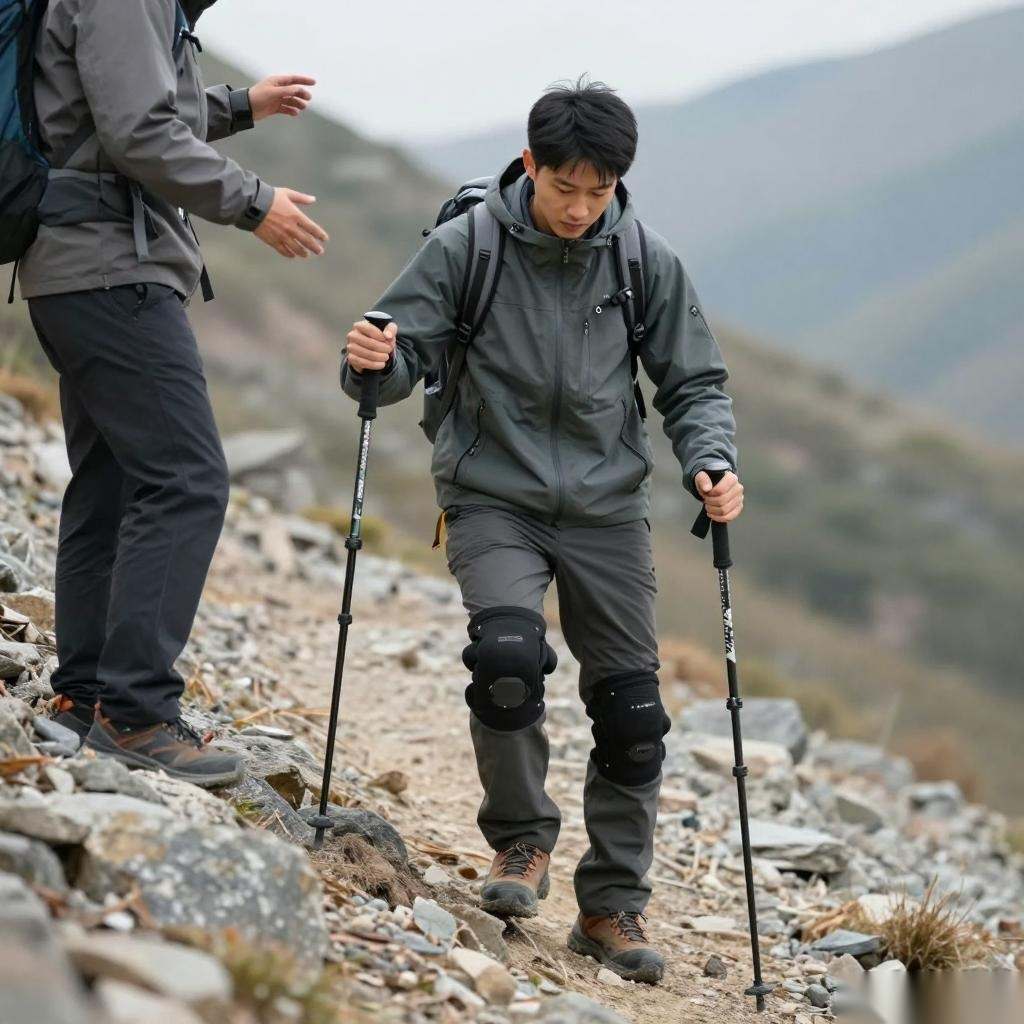 登山徒步膝盖保护指南：下山技巧与装备选择