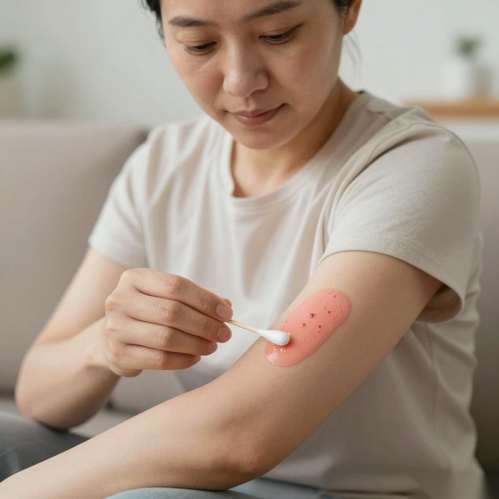 三伏贴引发皮肤起泡的处理方法