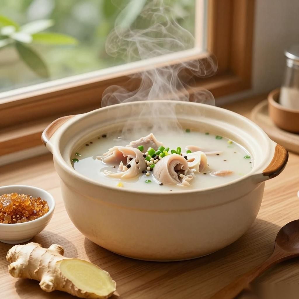 吹空调引发的胃寒问题：白胡椒猪肚汤能否有