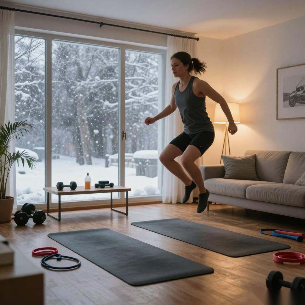 暴雪天居家健身全攻略：防寒运动与室内锻炼
