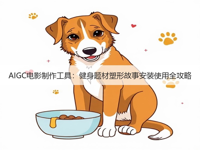 AIGC电影制作工具：健身题材塑形故事安