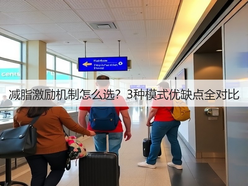 减脂激励机制怎么选？3种模式优缺点全对比