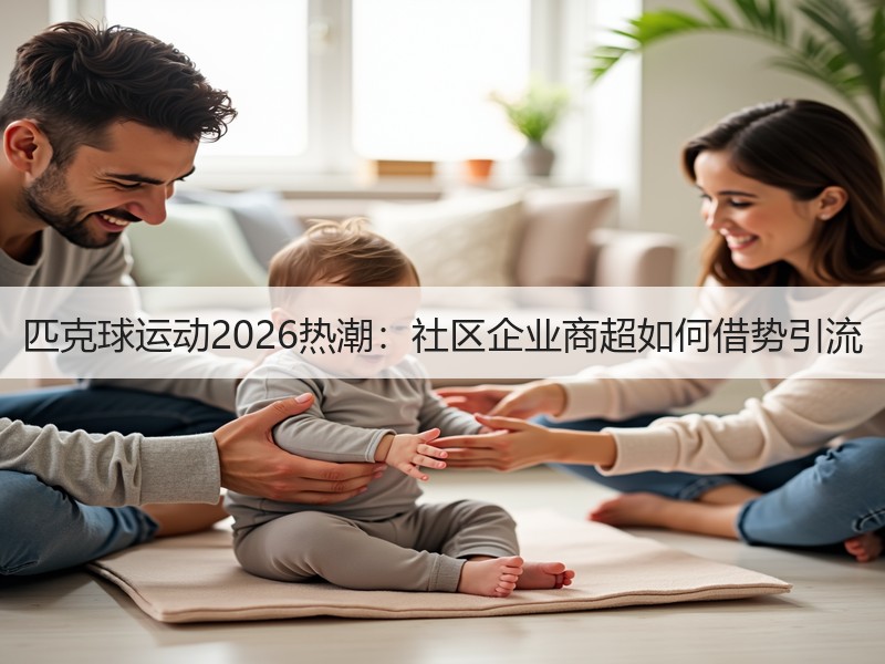 匹克球运动2026热潮：社区企业商超如何