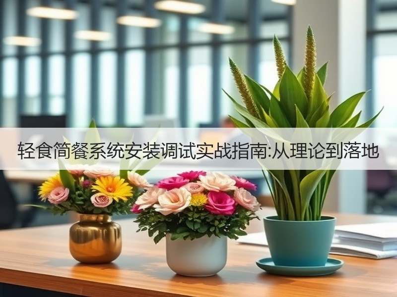 轻食简餐系统安装调试实战指南:从理论到落