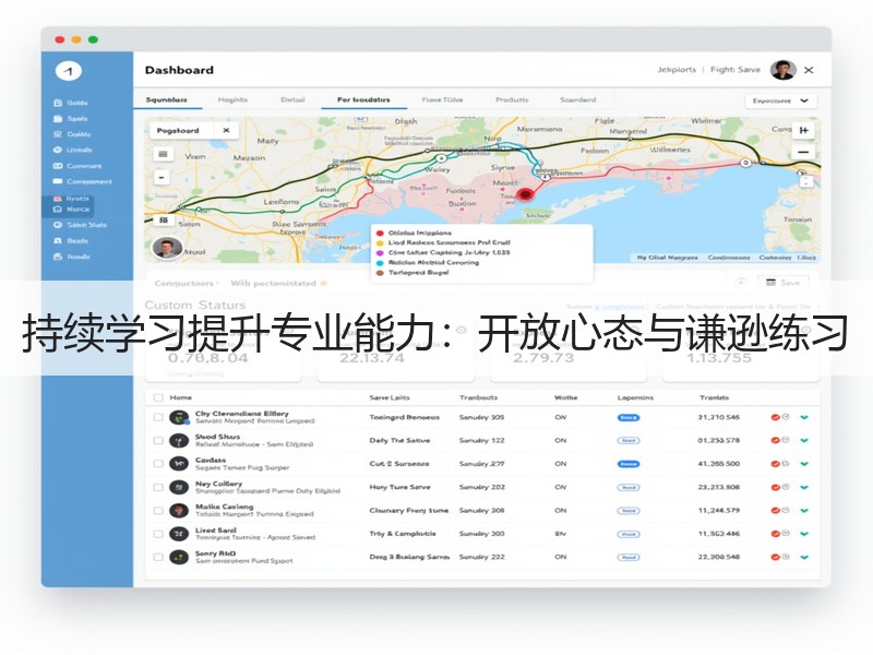 持续学习提升专业能力：开放心态与谦逊练习