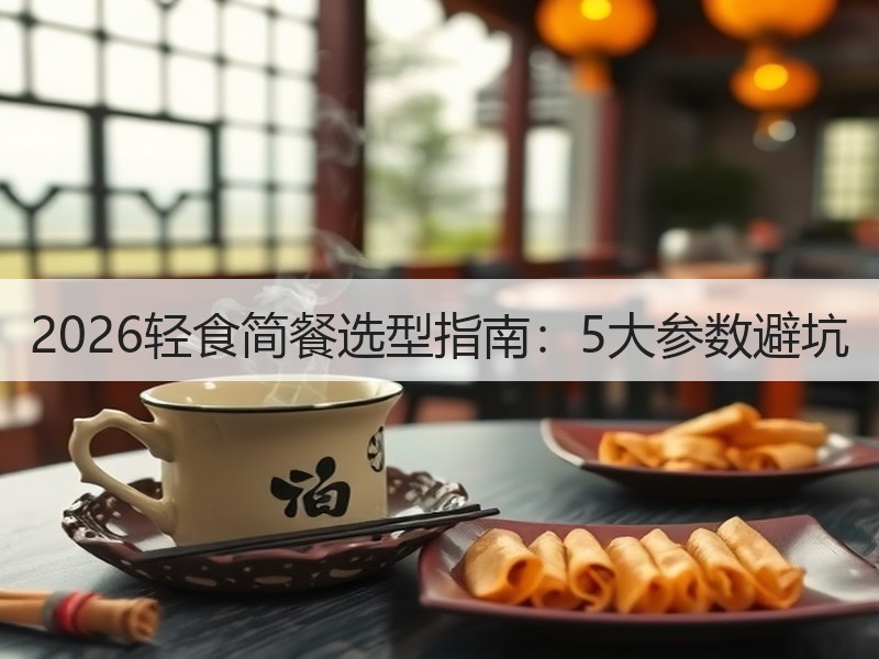 2026轻食简餐选型指南：5大参数避坑