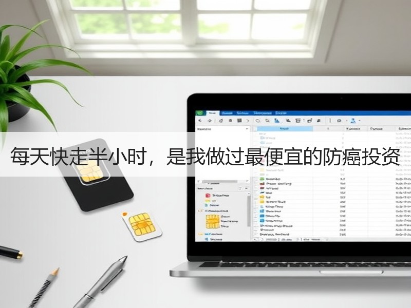 每天快走半小时，是我做过最便宜的防癌投资