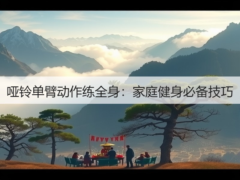 哑铃单臂动作练全身：家庭健身必备技巧