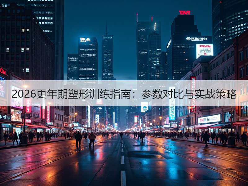 2026更年期塑形训练指南：参数对比与实