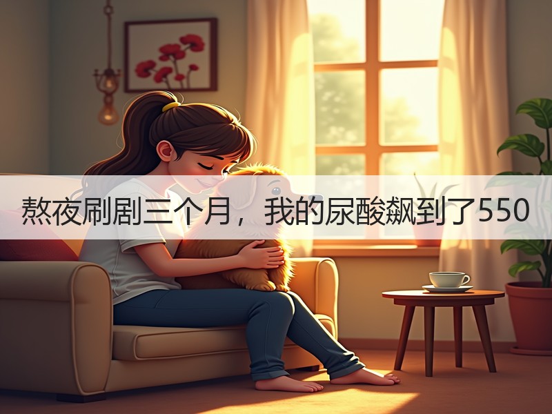 熬夜刷剧三个月，我的尿酸飙到了550